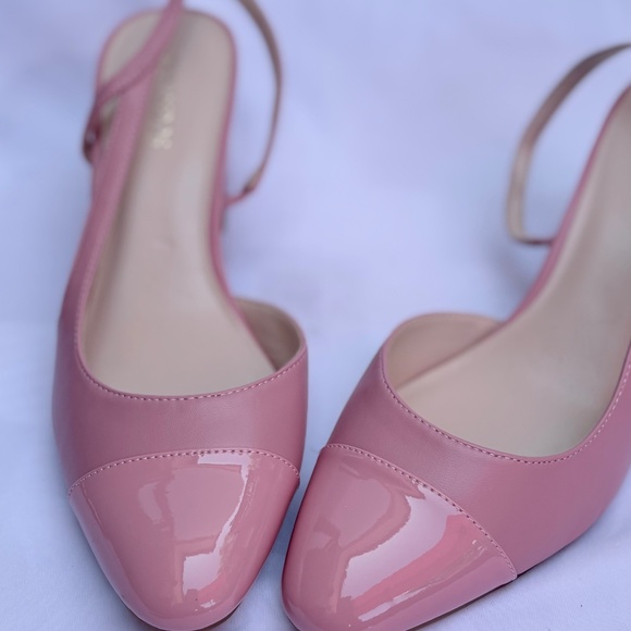 NWOB-Jenn Ardor Pink Patent Slingback Heels – Size 9 - Picture 6 of 6